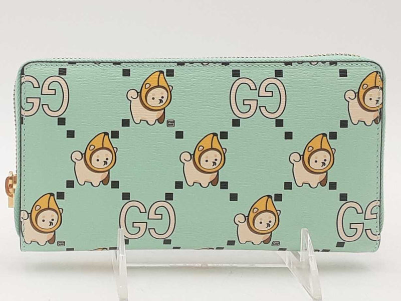Gucci X Pikarar Kawai Animal Print Wallet Aa0825oorsa