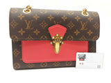 Louis Vuitton Victoire Cherry Red Calfskin Leather Shoulder Bag Sd0526lwsode