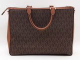 Michael Kors Jessie Large Signature Satchel Brown Aa0726crsa