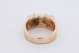 14k Yellow Gold Nugget Ring 8.1 Grams Size 5.75 Eb0926prxsa