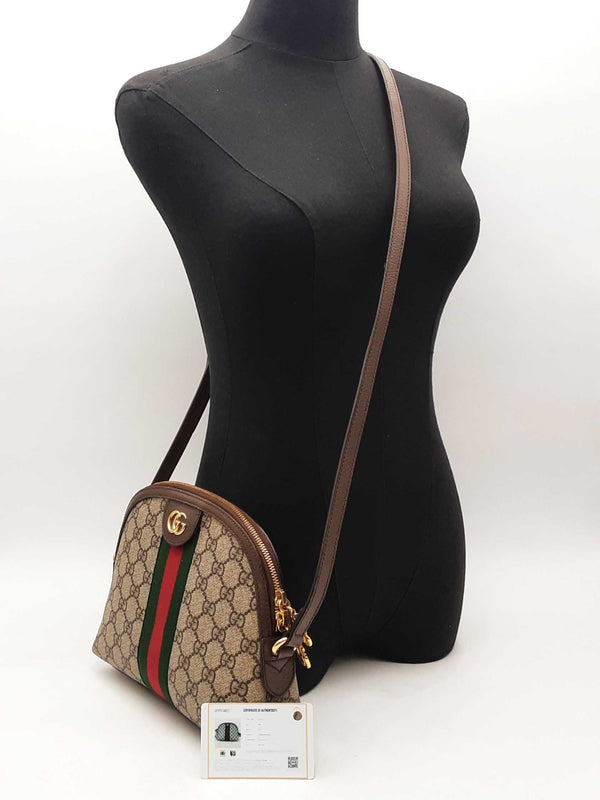 Gucci Gg Supreme Web Small Ophidia Dome Handbag Aa0525izxsa