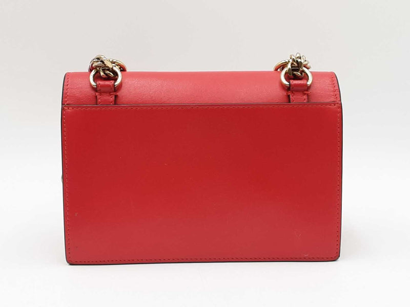 Christian Louboutin Elisa Red Leather Shoulder Bag Fw0924pxzdu