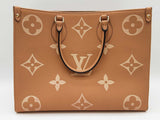 Louis Vuitton Onthego Beige Monogram Empreinte Leather Tote Bag Do0425exzxde