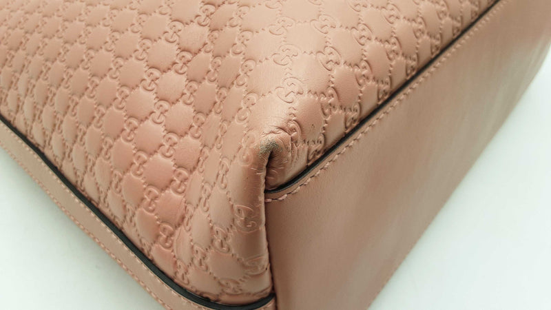 Gucci Margaux Shoulder Bag In Pink Microguccissima Leather Fw0725przdu