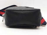 Gucci Gg Supreme Monogram Web Belt Bag Black Aa0226pzxsa