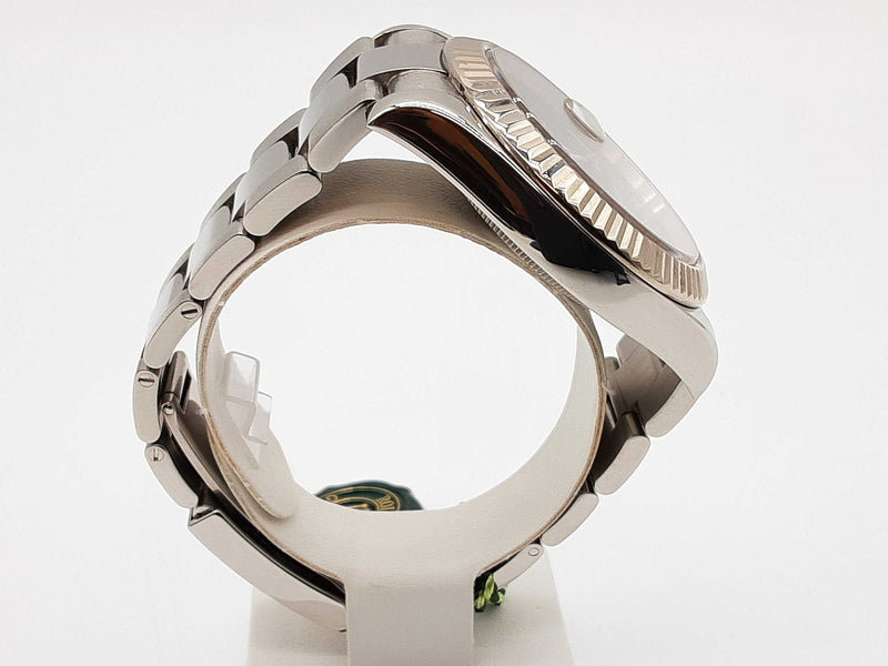 Rolex 116334 41 Datejust Gray Dial Fluted Bezel Oyster Band Watch Do1025sxzxde