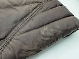 Moncler Frene Brown Lamb Sheer Puffy Bomber Jacket Do0924lrxde