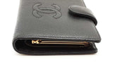 Chanel Black Caviar Leather Wallet Eb0426ooxde