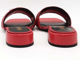Versace Sandal H.25 Vitello Red Size 40 Aa0926lzxsa