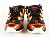 Louis Vuitton Orange & Black Zig Zag Sneakers Size 10us Sd0925oorde