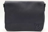 Louis Vuitton Blue Leather Aerogram Takeoff Messenger Bag Eb0326lxxzde