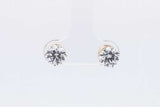 2.0cttw Lab Grown Diamond Stud Screwback Earrings 14k Yellow Gold 1.2g Eb326wcrsa