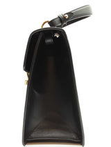 Gucci Sylvie Web Black Leather Top Handle Bag Eb0126rxzde