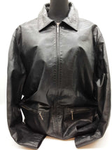 Yves Saint Laurent Ysl Pour Homme Black Leather Jacket Size It 56 Do0625pxzde