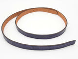 Hermes 13mm Shiny Bleu Electrique Blue Crocodile Leather Belt Do0126oxzxde