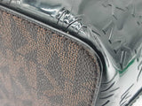 Michael Kor Brown Logo Patent Leather Tote Bag Do0825rxde