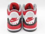 Nike Air Jordan 3 Retro "Fire Red" Mid-top Sneakers Size 7.5 Fw0126lxzdu