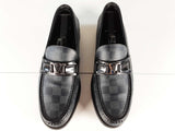 Louis Vuitton Damier Graphite Major Loafers Size 6.5 Sd0426orzde