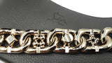 Christian Louboutin Mini Loubila Chain Shoulder Bag In Grey Leather Fw1024ixzdu