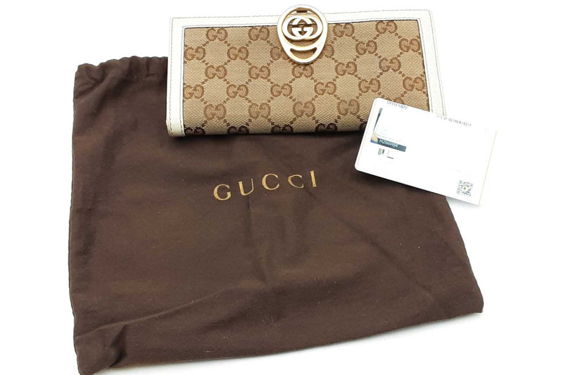 Gucci Gg Monogram Continental Wallet Fw0625orzdu