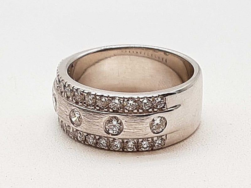 1.00 Cttw Lab Grown Diamonds 0.925 Silver 7.0g Ring Size 6.75 Do0525lopde