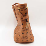 Mcm Liz Reversible Shopper Cognac Visetos Tote Bag Sd0726wrzdu