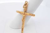23k Yellow Gold Crucifix Pendant 8.6 Grams Eb0726rxzsa