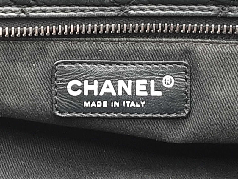Chanel Lady Braid Tote Bag In Black Aged Calfskin Fw0425cxzdu