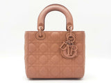 Christian Dior My Abc Dior In Matte Cannage-quilted Beige Leather Fw0926loxzdu