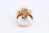 Diamond Ring In 14k Yellow Gold 6.77 Grams Size 5.5 Eb1223ocrsa