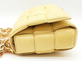Bottega Veneta Light Yellow Chain Cassette Bag Sd0826ezxde