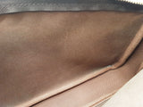 Louis Vuitton Pochette Brown Monogram Coated Canvas Clutch Do0425irrde