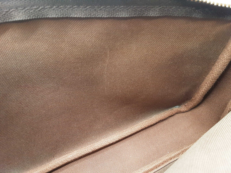 Louis Vuitton Pochette Brown Monogram Coated Canvas Clutch Do0425irrde