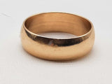 14k Yellow Gold 4.4g Band Ring Size 6.5 Do0225lcxde