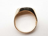 Approx 0.09 Ctw Diamonds 14k Yg 9.5g Onyx Ring Size 9 Do0924worde