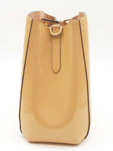 Louis Vuitton Beige Monogram Vernis Montaigne Satchel Top Handle Bag Eb1025crxde