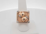 .46 Ctw Diamond 14k White Gold 14k 21.8 Grams Ring Size 8 Sd0525lzxzsa