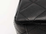 Chanel Double Flap Black Quilted Caviar Shoulder Bag Eb0726orxzsa