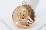 10k Yellow Gold Jesus & Mary Pendant 4.3 Grams Eb0726oxzsa
