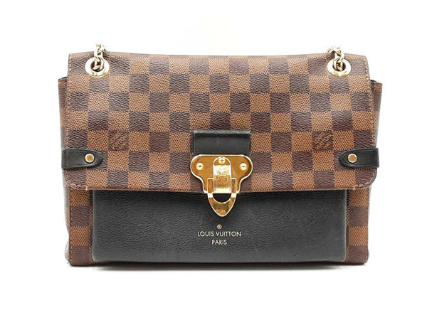 Louis Vuitton Vavin Shoulder Bag In Damier Ebene Coated Canvas Fw0725exzdu