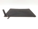 Versace Black Nylon Zip Pouch Clutch Do0925lxzde
