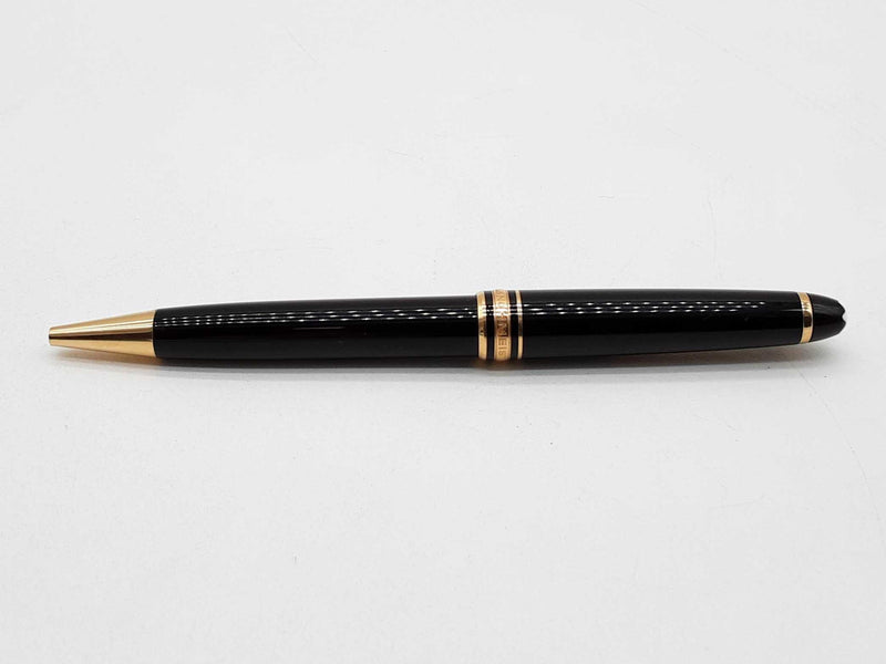 Montblanc Meisterstuck Black Gold Colored Ballpoint Twist Pen Do0125lwxde