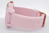 Michael Kors 44mm Ryder Pink Silicone & Rose Gold Tone Stainless Steel Quartz Watch 62.2 Grams Eb0726wrsa