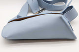 Alexander Mcqueen Light Blue Leather T-bar Sling Crossbody Bag Eb0326exzde