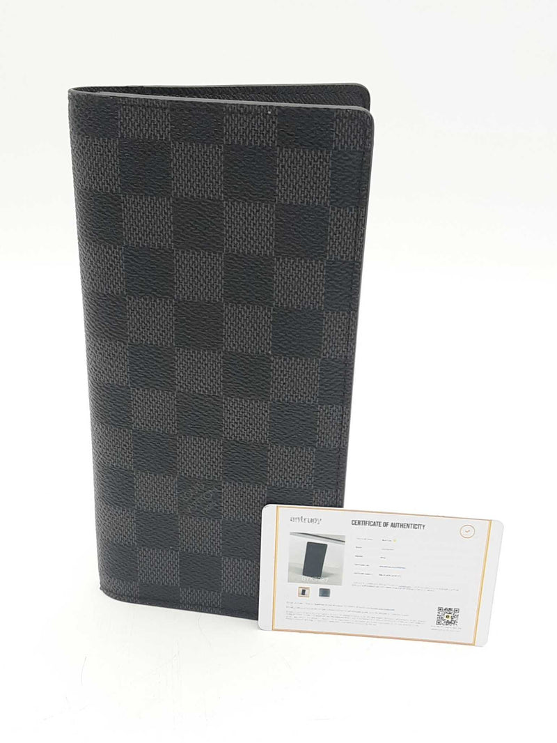 Louis Vuitton Damier Graphite Portefeuille Brazza Wallet Sd1025ocrsa