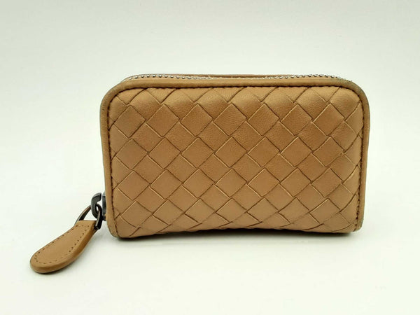 Bottega Veneta Brown Intrecciato Leather Zip-around Wallet Fw0823lorsa