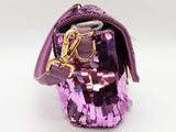 Fendi Baguette Purple Sequined Shoulder Bag Do1225lrxzde