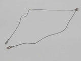 Birks 0.78 Dwt Diamond 2.8 Grams 18k White Gold 16 Inch Pendant Chain Gs1125lxermia