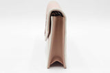 Yves Saint Laurent Grain De Poudre Chevron Envelope Chain Wallet Eb0726prxdu