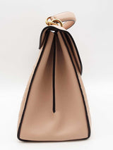 Salvatore Ferragamo Margot Gancini Embossed Leather Top Handle Bag Eb0626rxzsa